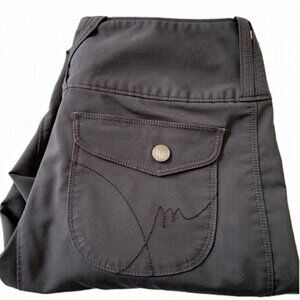 Merrell aeroblock trousers stretch pants 6 grey charcoal adventure-ready hicking